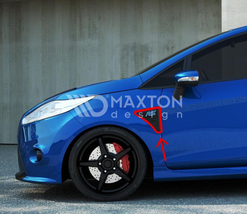 FOR FORD FIESTA - MK7 - RS LOOK - SIDE VENTS IMITATIONS