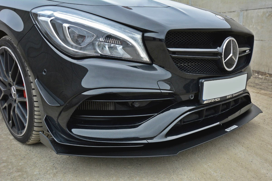 FOR MERCEDES - CLA - 45 AMG - C117 - FRONT RACING SPLITTER - FACELIFT - V1