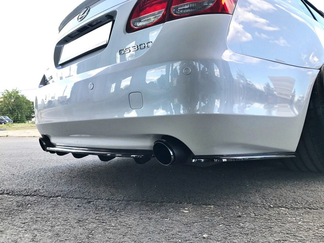 Rear Splitter suitable for Lexus GS 300 Mk3 Facelift (with vertical bars)