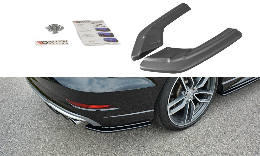 FOR AUDI - S3 8V / A3 8V S-LINE - FACELIFT - REAR SIDE SPLITTERS