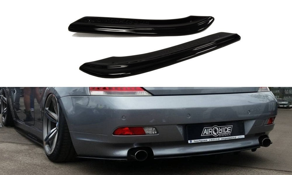 Rear Side Splitters suitable for BMW 6 Coupe E63 / Cabrio E64