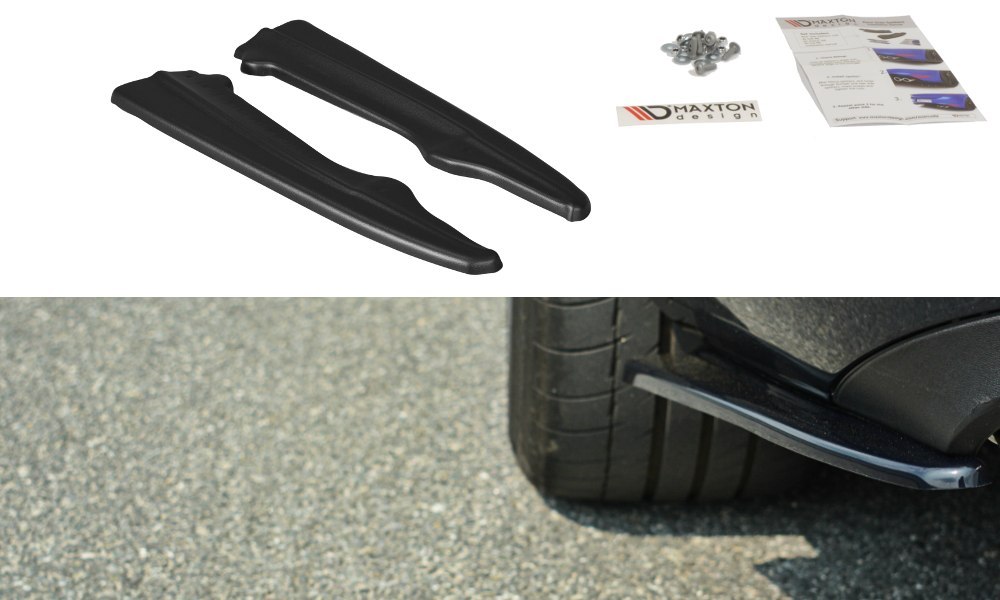 FOR MERCEDES - E - CLASS - W212 - REAR SIDE SPLITTER