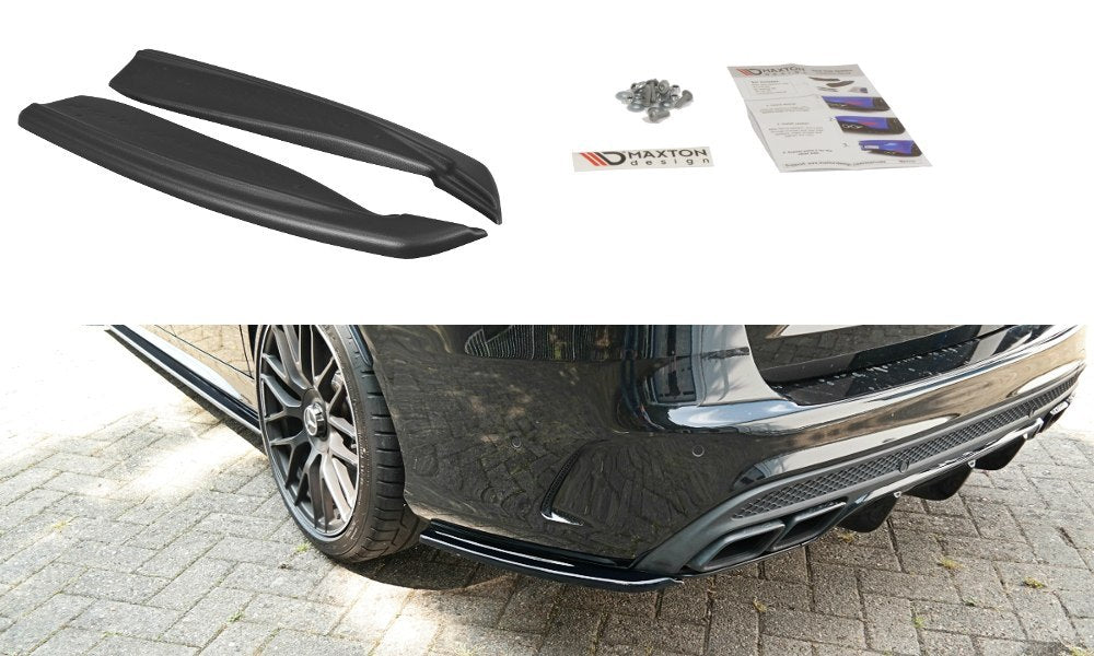 FOR MERCEDES - C-CLASS - C63 AMG WAGON / SEDAN - W205 - REAR SIDE SPLITTERS