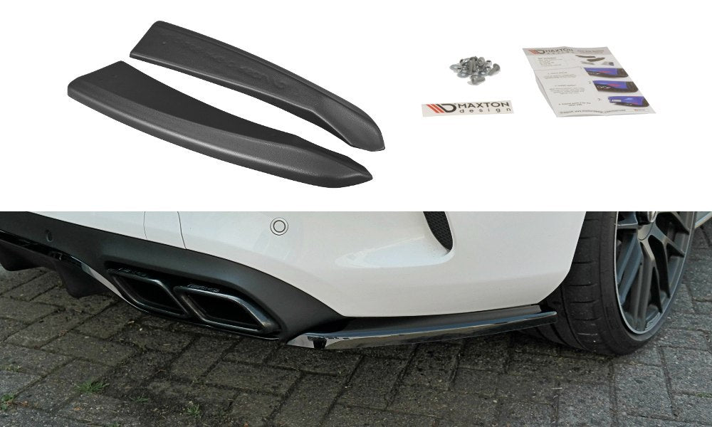 Rear Side Splitters suitable for Mercedes C-class C205 63AMG Coupe