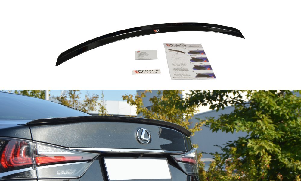 FOR LEXUS - GS - MK4 - FACELIFT - REAR SPOILER EXTENSION - T