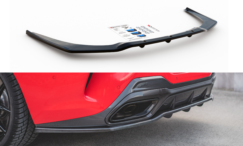 Rear Splitter (With Vertical Bars) suitable for BMW 8 Coupe M-Pack G15