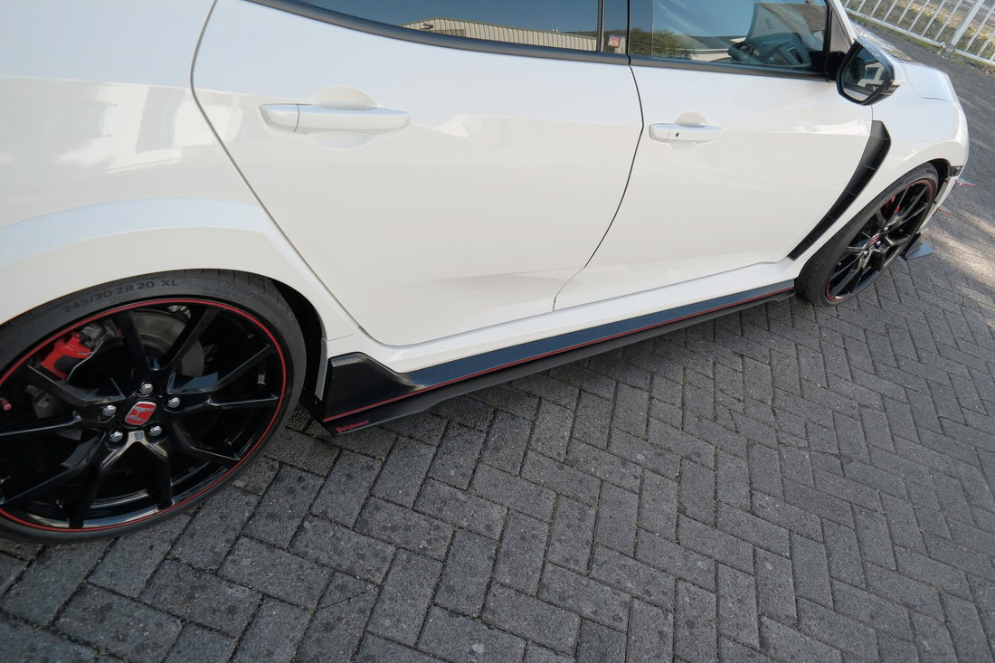 Racing Side Skirts Diffusers suitable for Honda Civic Type-R Mk10 / Mk10 Facelift