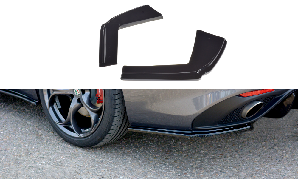 Rear Side Splitters suitable for Alfa Romeo Giulia Veloce