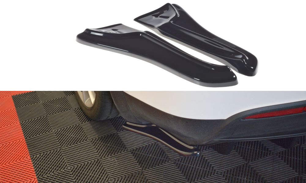 Rear Side Splitters V.1 suitable for Tesla Model X