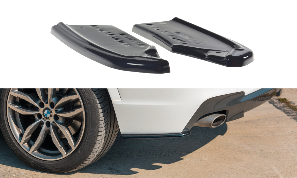 Rear Side Splitters suitable for BMW X3 M-Pack F25 Facelift