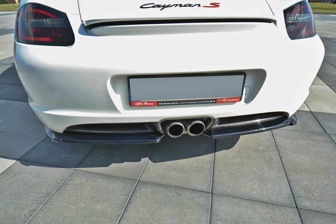 Rear Side Splitters suitable for Porsche Cayman S 987C