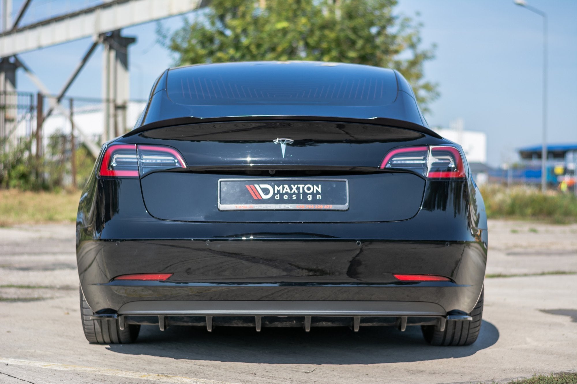 Tesla - Model 3 - Rear Valance - V1 – Maxton Design Canada