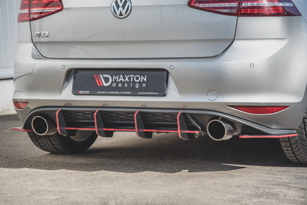 VOLKSWAGEN - MK7 GOLF GTI - REAR RACING DURABILITY DIFFUSER - V2 ...