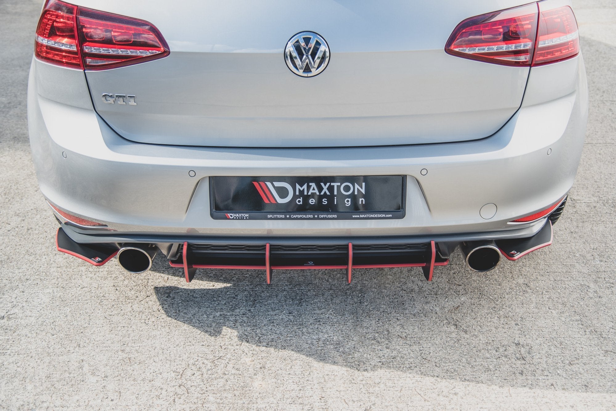 VOLKSWAGEN - MK7 GOLF GTI - REAR RACING DURABILITY DIFFUSER - V2 ...