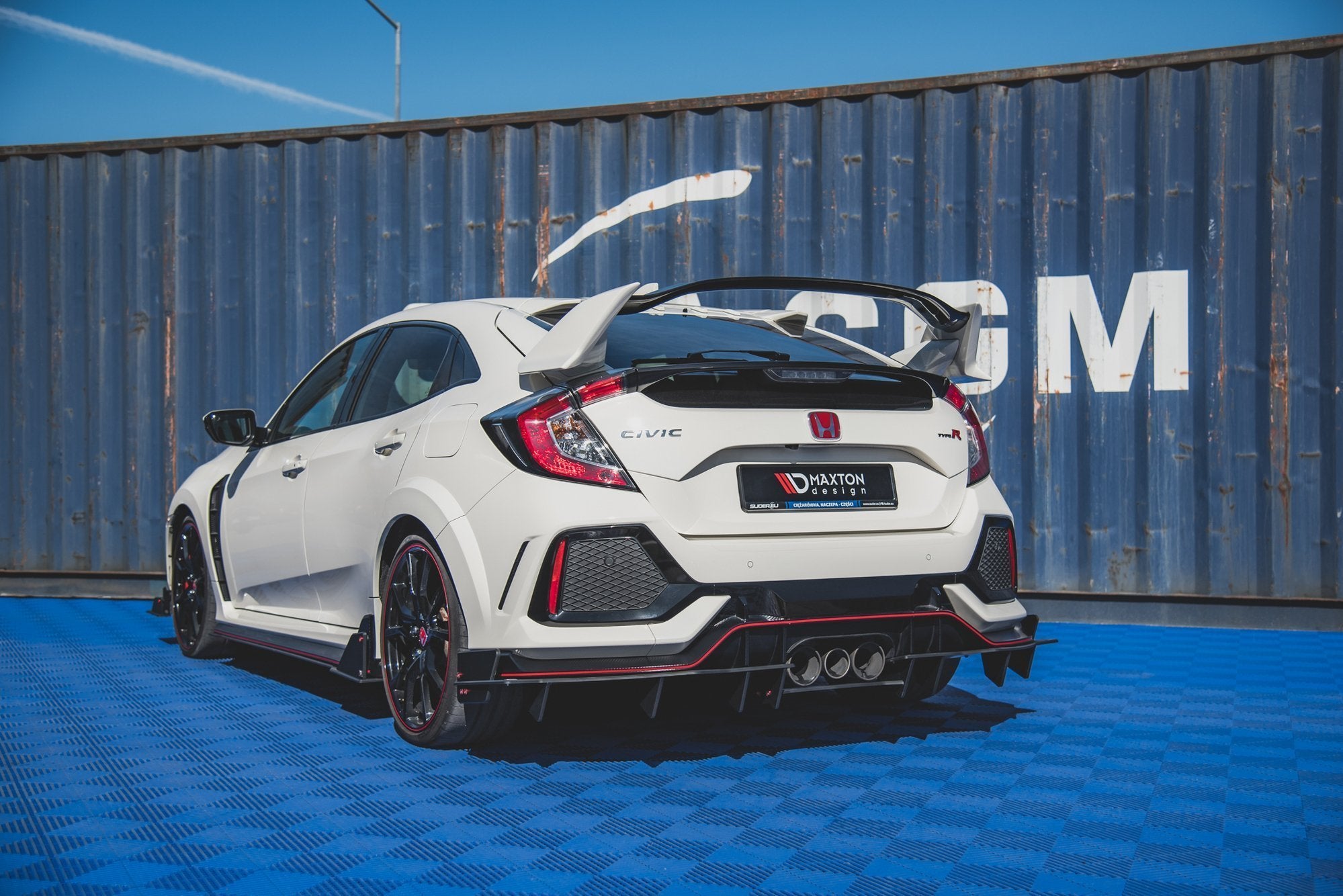 Honda - Civic X - Racing Durability Rear Valance - Type R – Maxton ...