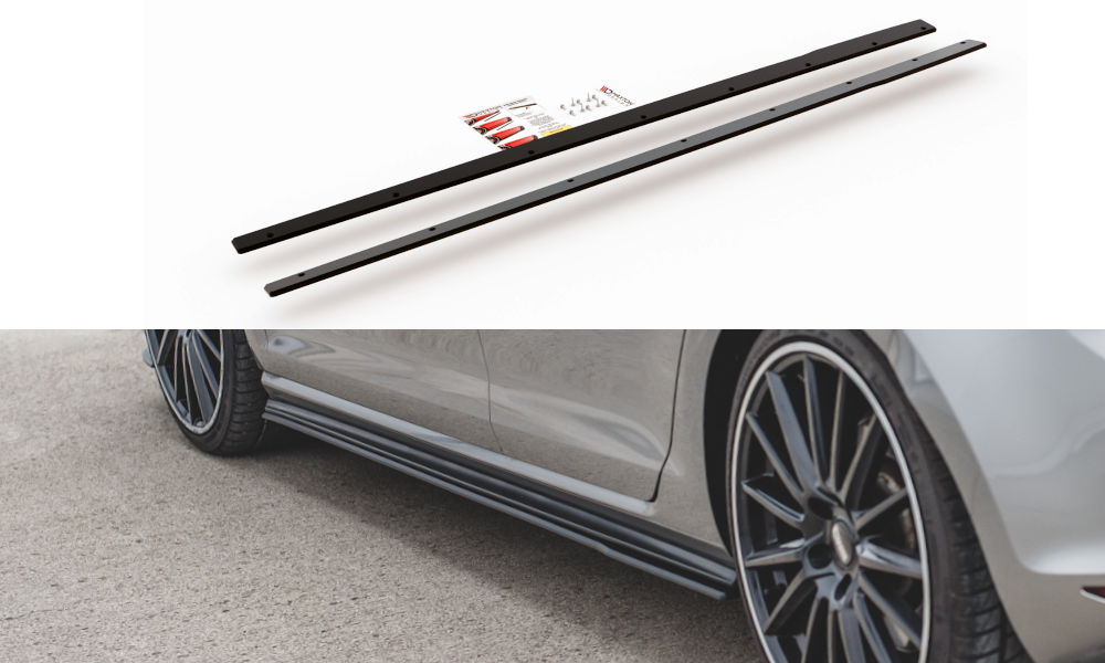 FOR VOLKSWAGEN - MK7 / MK7.5 GOLF GTI -  RACING DURABILITY SIDE SKIRTS DIFFUSERS