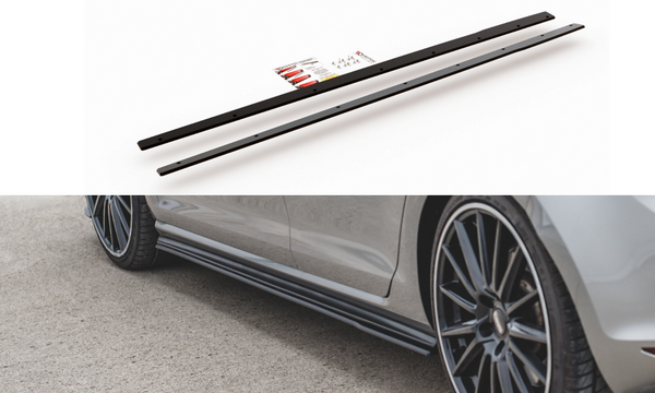 FOR VOLKSWAGEN - MK7 / MK7.5 GOLF GTI -  RACING DURABILITY SIDE SKIRTS DIFFUSERS