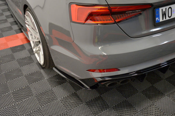 FOR AUDI - B9 S5 - REAR SIDE SPLITTERS (FIBERGLASS)