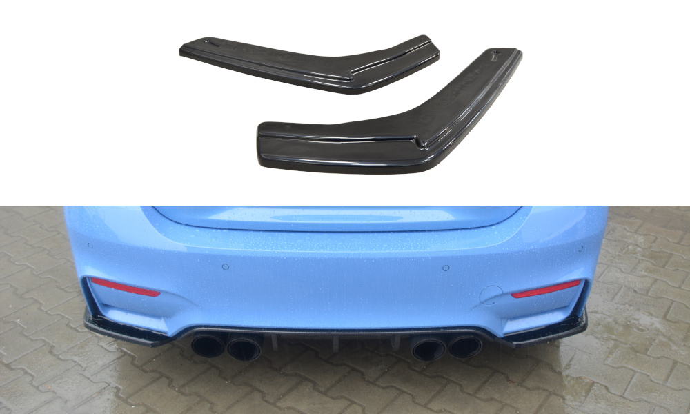 Rear Side Splitters V.1 suitable for BMW M4 F82