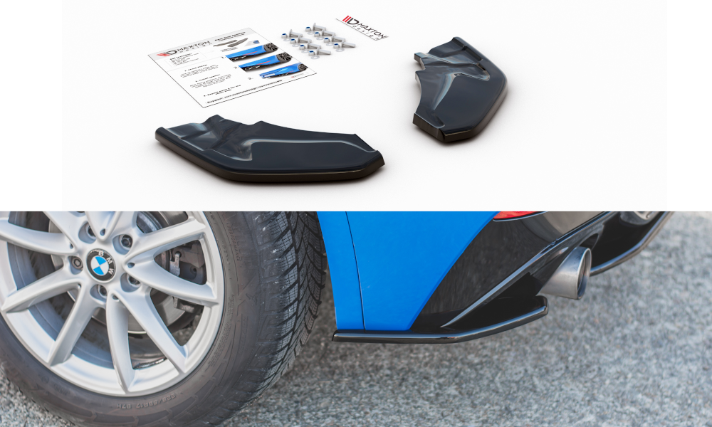 Rear Side Splitters suitable for BMW X2 F39 M-Pack