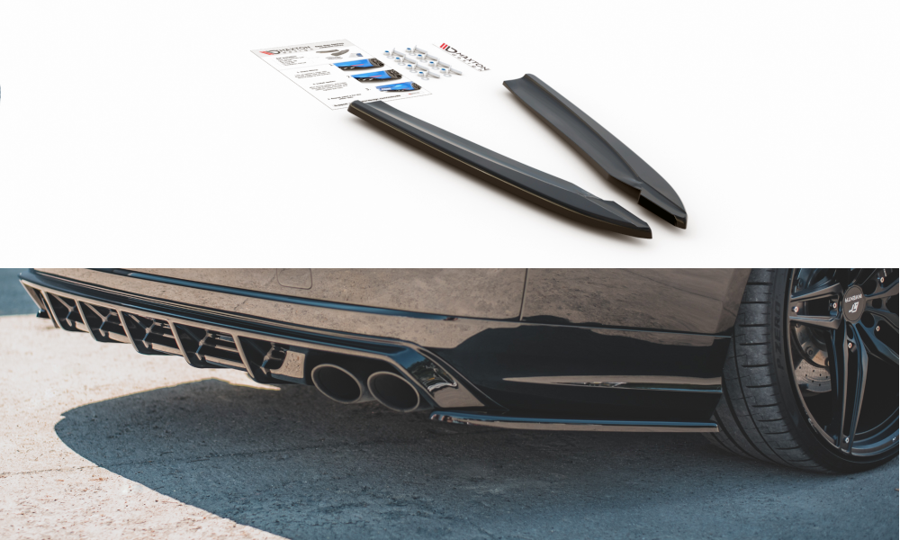 Rear Side Splitters V.2 suitable for Audi S8 D4 Facelift