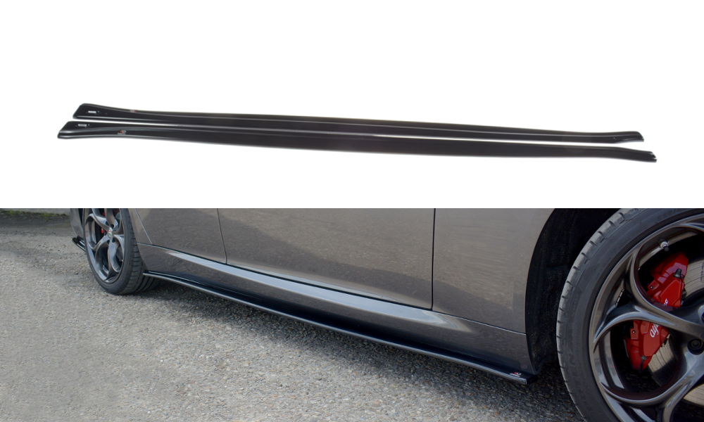 Side Skirts Diffusers suitable for Alfa Romeo Giulia Veloce