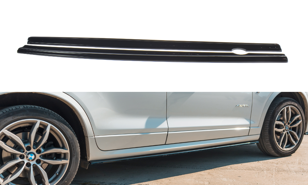 Side Skirts Diffusers suitable for BMW X3 M-Pack F25 Facelift