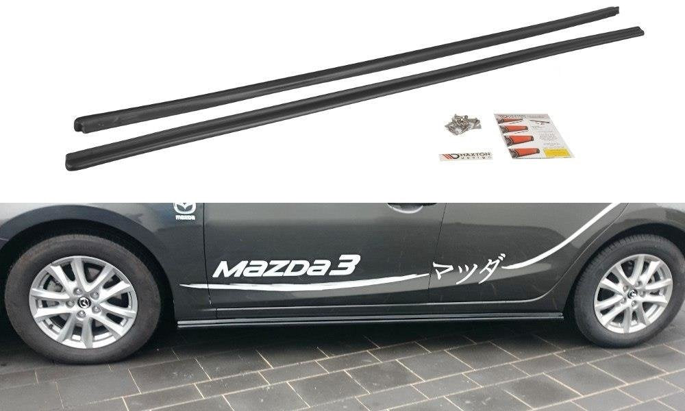 Side Skirts Diffusers suitable for Mazda 3 BN (Mk3)