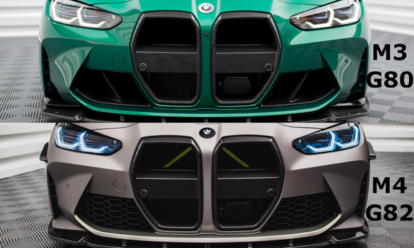 FOR BMW - G82 / G80 - M4 / M3 - CARBON FIBER FRONT GRILL