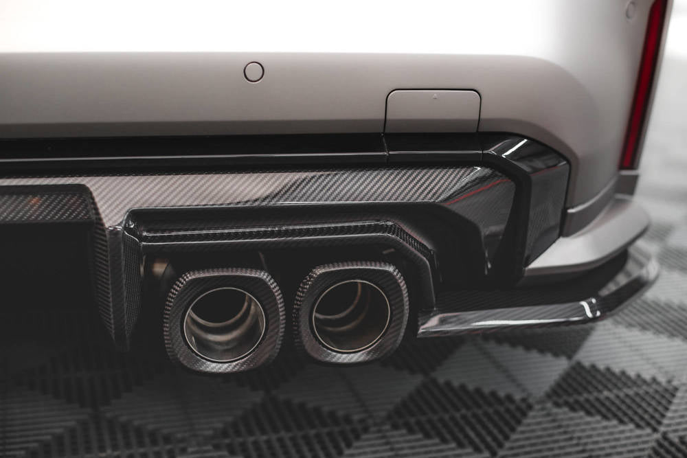 BMW - G82 / G80 - M4 / M3 - REAR DIFFUSER - CARBON FIBER – Maxton ...