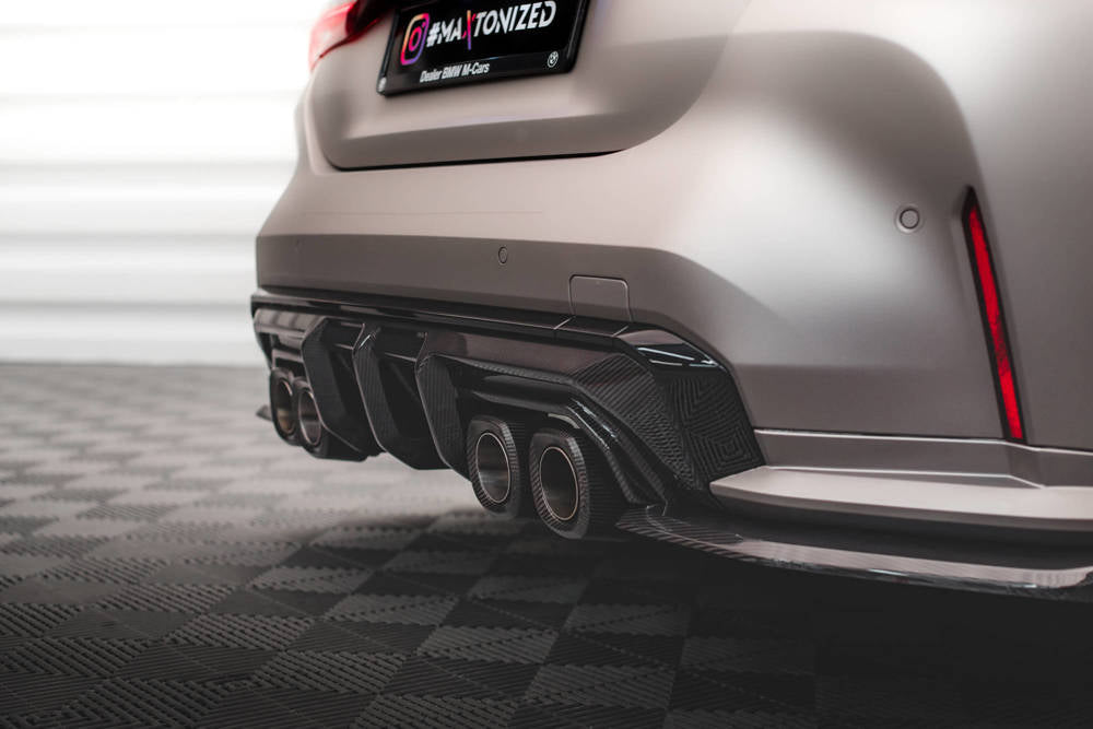 BMW - G82 / G80 - M4 / M3 - REAR DIFFUSER - CARBON FIBER – Maxton ...