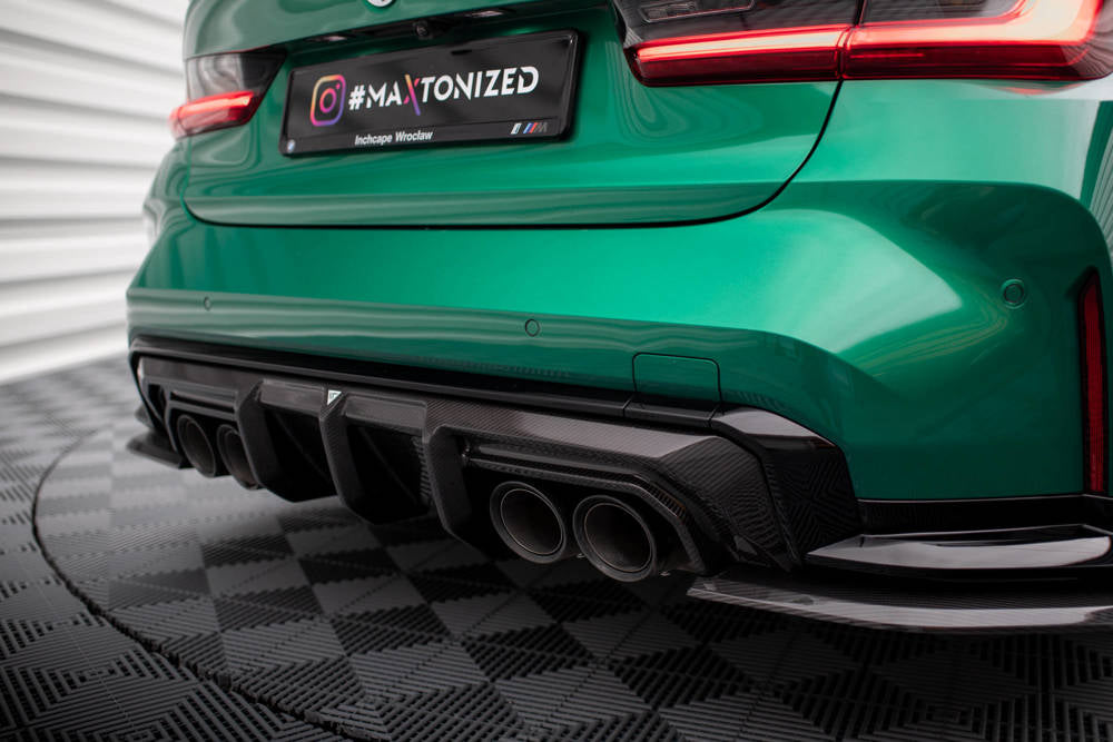 BMW - G82 / G80 - M4 / M3 - REAR DIFFUSER - CARBON FIBER – Maxton ...