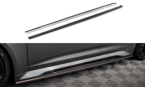 FOR AUDI - RS6 C8 / RS7 C8 - SIDE SKIRTS - CARBON FIBER