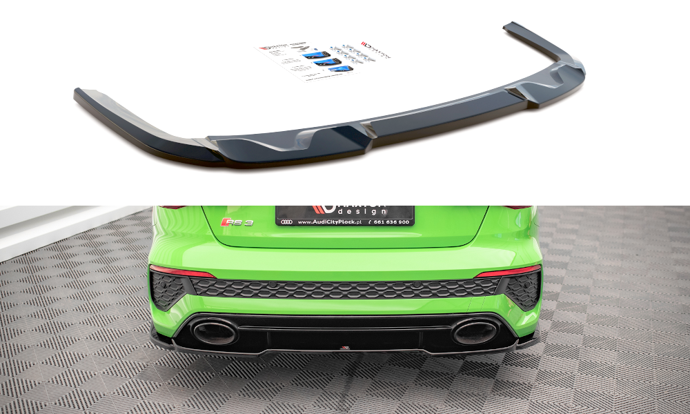 Rear Splitter suitable for Audi RS3 Sedan 8Y