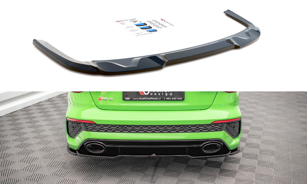 FOR AUDI - RS3 - 8Y - SEDAN - CENTRAL REAR SPLITTER