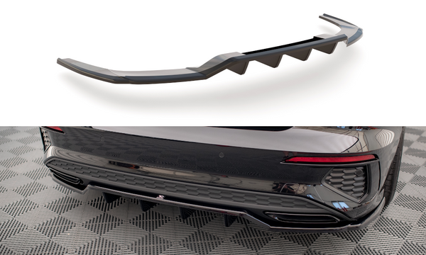 Audi - A3 / S3  - S-Line - 8Y - Central Rear Splitter (With Vertical Bars)