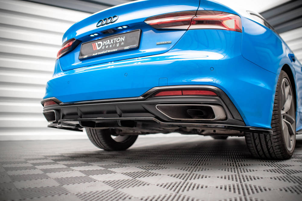 Audi - A5 B9.5 - S-Line - Central Rear Splitter (With Vertical Bars ...