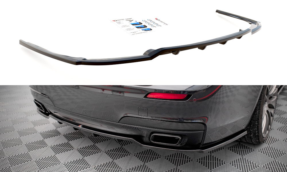 Rear Splitter (With Vertical Bars) suitable for BMW 7 M-Pack F01