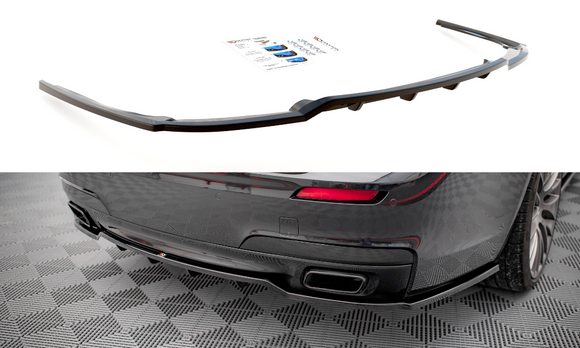 BMW - 7 Series - M-PACK - F01 - CENTRAL REAR SPLITTER (WITH VERTICAL BARS)