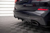 BMW - X3 G01 - M-PACK -  CENTRAL REAR SPLITTER (WITH VERTICAL BARS) - V2