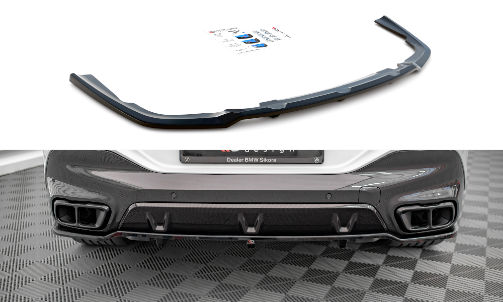 Rear Splitter (With Vertical Bars) V.1 suitable for BMW X6 M-Pack G06