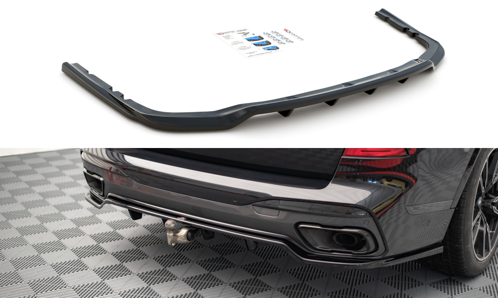Rear Splitter (With Vertical Bars) suitable for BMW X7 M-Pack G07