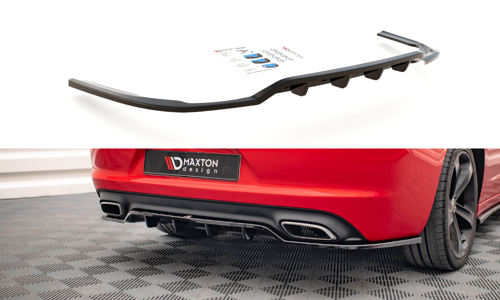 Rear Splitter (With Vertical Bars) suitable for Dodge Charger RT Mk7 Facelift