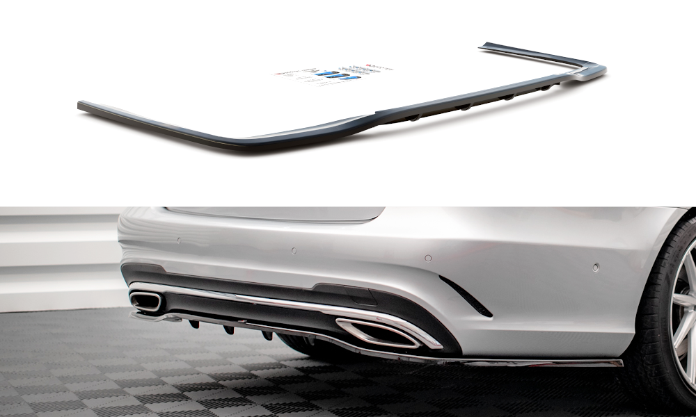 Rear Splitter (With Vertical Bars) suitable for Mercedes-Benz E AMG-Line Sedan W212 Facelift