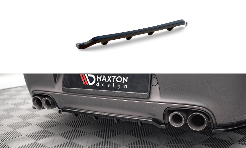 Rear Splitter (With Vertical Bars) suitable for Porsche 911 Carrera / Carrera GTS 997 Facelift