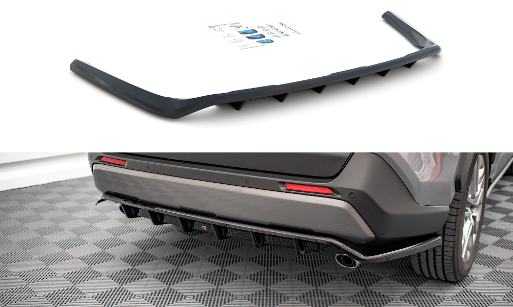 Rear Splitter (With Vertical Bars) suitable for Toyota RAV4 Mk5