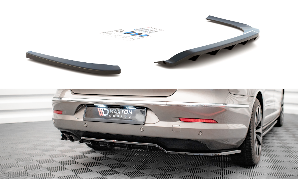 Rear Splitter (With Vertical Bars) suitable for Volkswagen Passat CC
