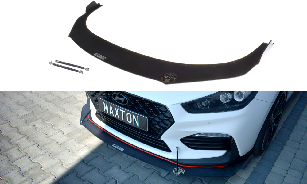 Front Racing Splitter suitable for Hyundai I30 Mk3 N