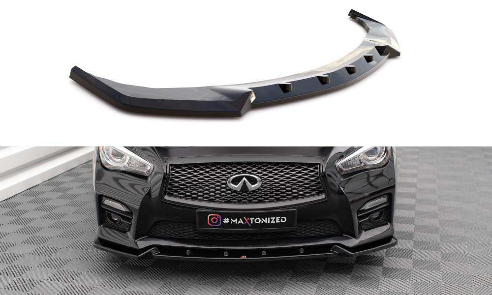 FOR INFINITI - Q50 S - MK1 - FRONT SPLITTER - V2