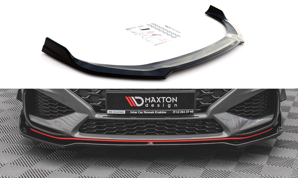 FOR HYUNDAI - I30 N - HATCHBACK/FASTBACK - MK3 - FACELIFT - FRONT SPLITTER - V3